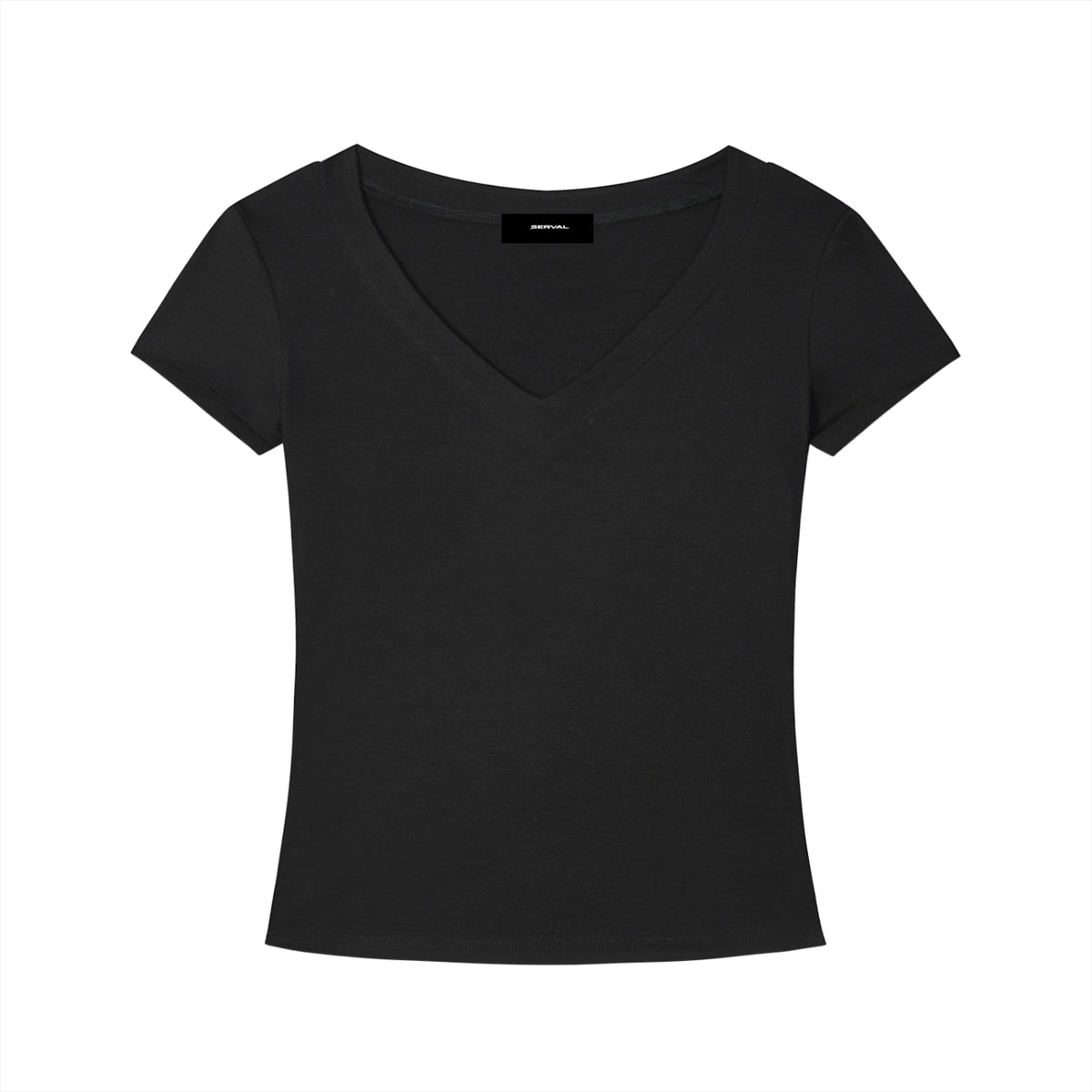 SERVAL Slim Fit V-Neck T-Shirt