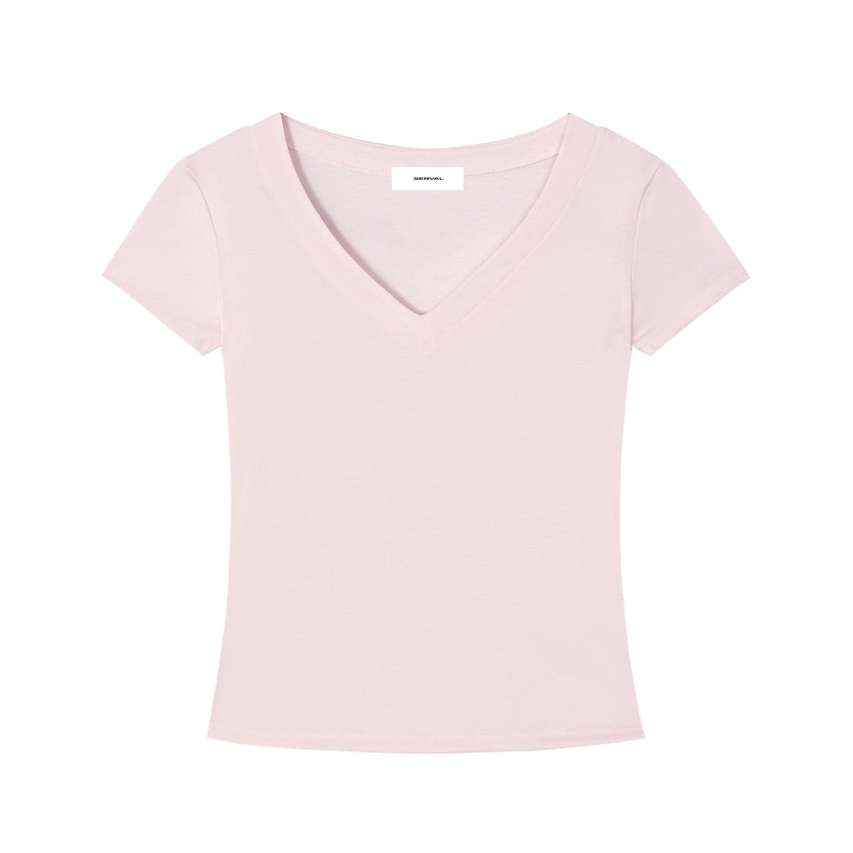 SERVAL Slim Fit V-Neck T-Shirt